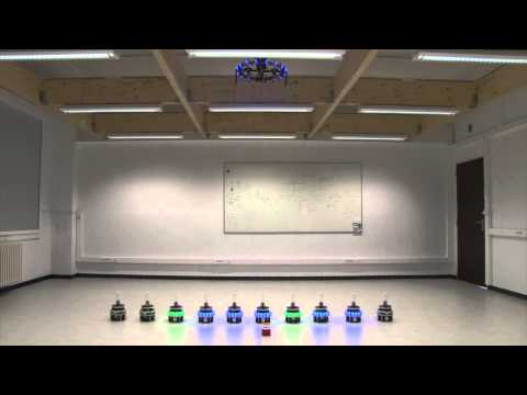 Youtube: Swarm Robots Cooperate with AR Drone