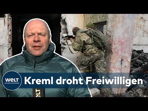 Youtube: WUT AUF UKRAINE-FREIWILLIGE: Kreml droht ausländischen Kämpfern mit Vernichtung | WELT Analyse