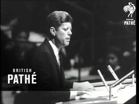 Youtube: President Kennedy Speaks At UN On Joint Moon Flight (1963)