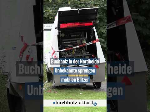 Youtube: Blitzer in Buchholz gesprengt