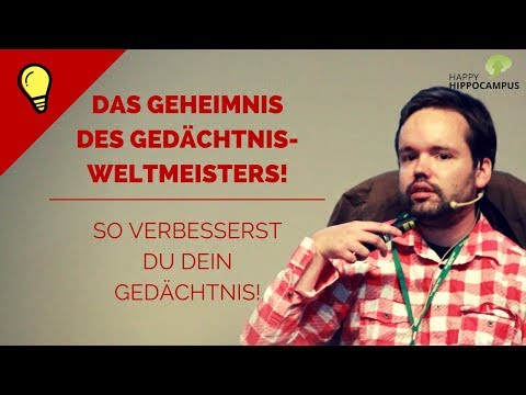 Youtube: Du willst dein Gedächtnis verbessern? - Der Gedächtnis-Weltmeister verrät sein Geheimnis!