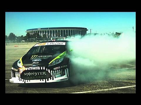 Youtube: Gymkhana Grid - Ken Block Drifts Ford Fiesta & Daijiro Yoshihara Interviews