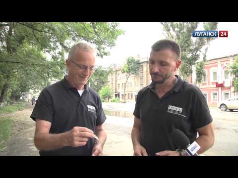 Youtube: Луганск 24. Работа миссии ОБСЕ в Луганске. 19 июля 2014 г.