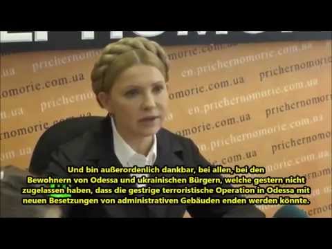 Youtube: Timoschenko bedankt sich bei Brandstifern in Odessa