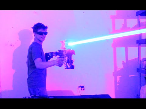 Youtube: My Homemade 40W LASER SHOTGUN!!!!!