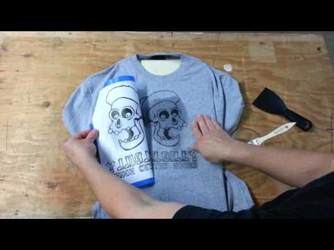 Youtube: Make an inexpensive T shirt print