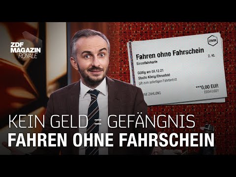 Youtube: Fahren ohne Fahrschein: Unnötigste Straftat seit 1935 | ZDF Magazin Royale
