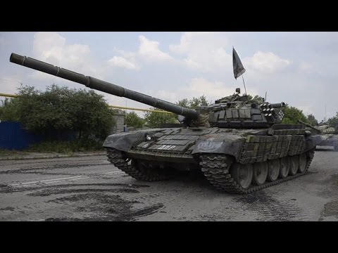 Youtube: Марьинка. Работают танки...