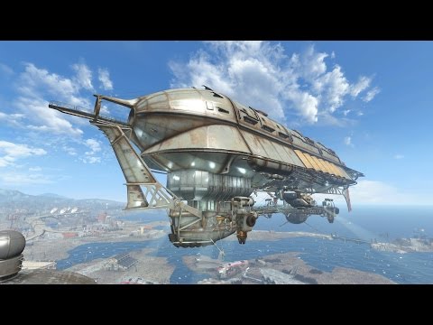 Youtube: What Happens if We Fly Up to the Prydwen When it First Arrives in Fallout 4? Bonus: Airport Arrival!