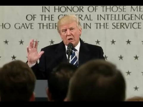 Youtube: Trump Speaks At CIA HQ-Full Speech