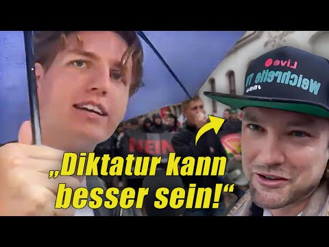 Youtube: AfD Dulli WeichreiteTV Von Linkem Youtuber Marcant VORGEFÜHRT Bei N*zi-Demo!
