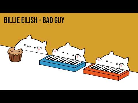 Youtube: Bongo Cat - Billie Eilish "bad guy" (EDM Cat Cover)