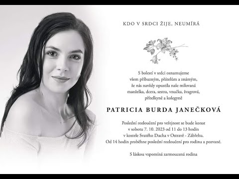 Youtube: In memory of Patricia Janečková .