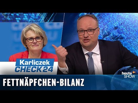 Youtube: Bildungsministerin Karliczek: Ein Jahr Schnupperpraktikum ist rum | heute-show vom 22.02.2019