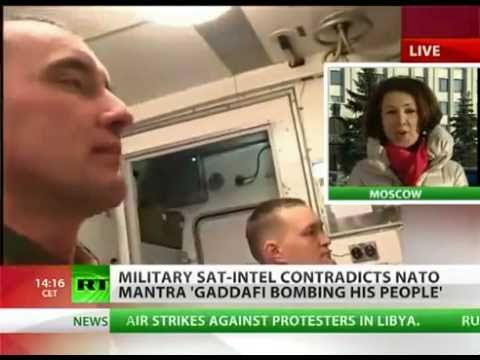 Youtube: Russia Intel Satelite shows Gaddafi Did NOT Attack His People