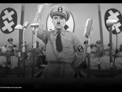 Youtube: Charlie Chaplin - Adenoid Hynkel Speech - The Great Dictator (1940)