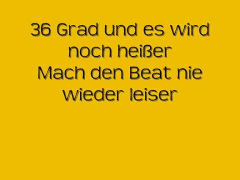Youtube: 36 Grad - 2Raumwohnung LYRICS