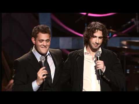 Youtube: Michael Buble vs. Josh Groban