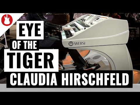 Youtube: Musikmesse 2012 | Claudia Hirschfeld bei WERSI | Teil 2 | Live 'Eye of the Tiger'
