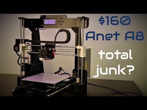 Youtube: Anet A8 - The best cheap DIY 3D printer in 2018?