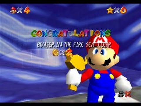 Youtube: Super Mario 64 Beaten With 0 Stars (TAS) by Swordless Link & AKA (5:47)