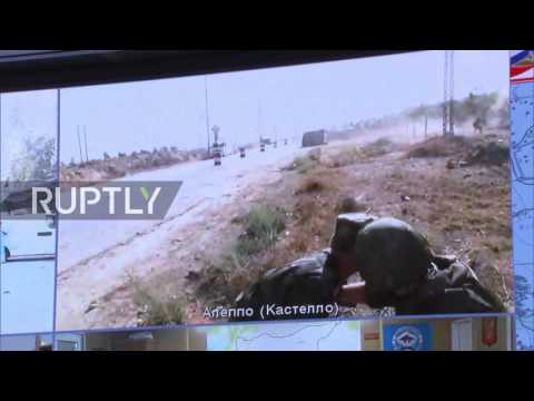 Youtube: Russia: Russian soldiers in Aleppo attacked during video conference with Moscow