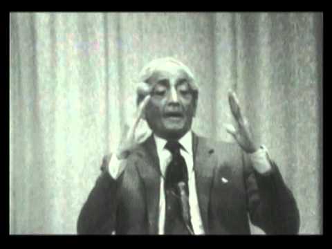 Youtube: When I am in confusion, how is it possible to see clearly? | J. Krishnamurti