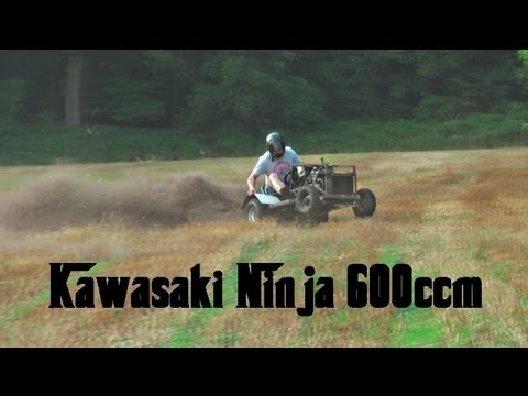 Youtube: Rennrasenmäher Kawasaki Ninja 600ccm - 2013 [HD]