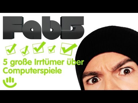 Youtube: Fünf Medienirrtümer über Computerspiele - Fab5