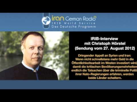 Youtube: IRIB-Interview mit Christoph Hörstel: PR-Defizite in Syrien und Iran (Sendung vom 27. August 2012)