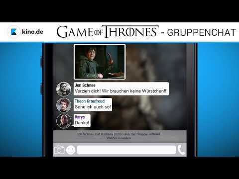 Youtube: GAME OF THRONES - Gruppenchat