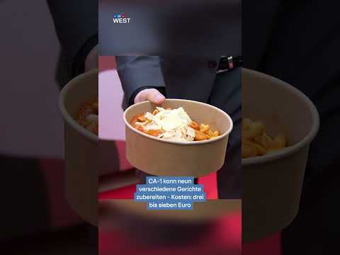 Youtube: Düsseldorfer Rewe präsentiert KI-Kochroboter