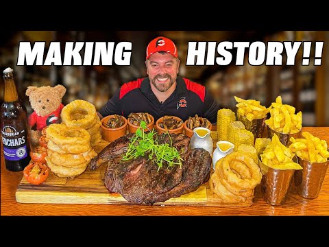 Youtube: Toughest Steak Challenge I've Ever Tried!! Undefeated 60oz Scottish Rump Steak Challenge!!