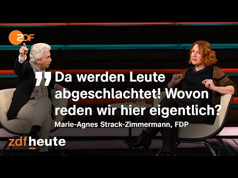 Youtube: Strack-Zimmermann und Ulrike Guérot zu Waffenlieferungen und Friedenslösungen | Lanz vom 02.06.22