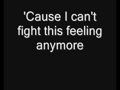 Youtube: REO Speedwagon - Can't fight this feeling (lyrics)