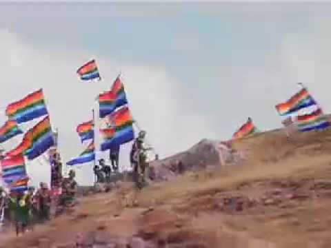 Youtube: Inka parade on top of the ruins of Sacsayhuamen