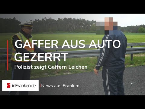 Youtube: "Willst du Leichen sehen?": GAFFER AUS AUTO GEZERRT 📸 #inFranken.de