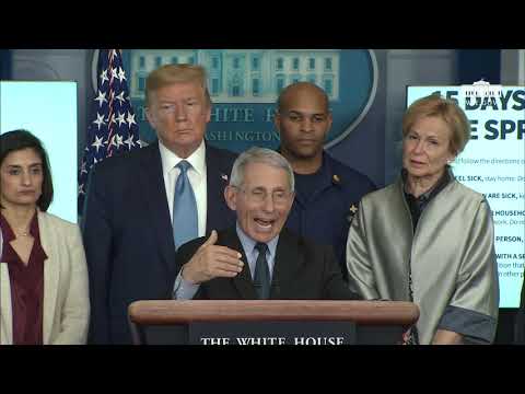 Youtube: 3/16/20: Members of the Coronavirus Task Force Hold a Press Briefing