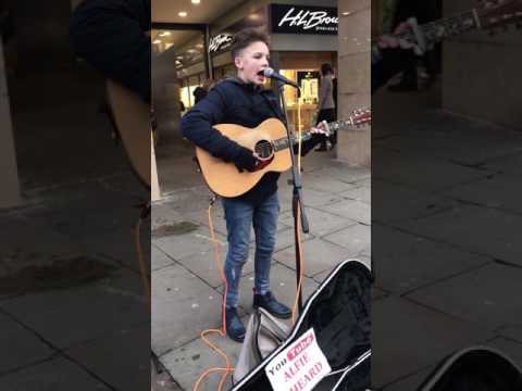 Youtube: Alfie Sheard busking- Fast car Tracy chapman