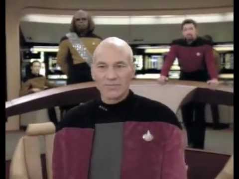 Youtube: Picard owns Klingons as he asks for a favour, a cloaked vessel