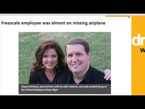 Youtube: American Freescale Employee Didn't Board Malaysia Flight 370