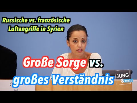 Youtube: Große Sorge vs. großes Verständnis: Russische vs. französische Luftangriffe