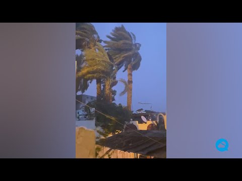 Youtube: Major storm causes chaos in Aswan, Egypt