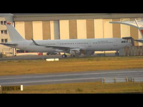 Youtube: the first A321 with sharkletes