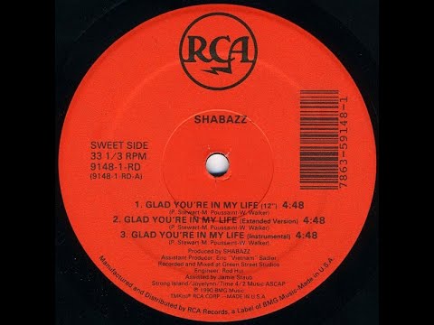 Youtube: SHABAZZ - GLAD YOU'RE IN MY LIFE