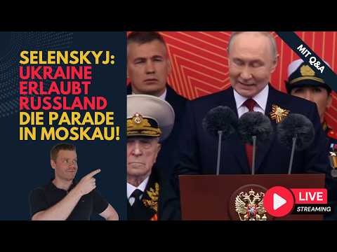 Youtube: Selenskyj erlaubt Putin die Parade per Dekret: Iran (37) & Ukraine Lagebericht (568) und Q&A