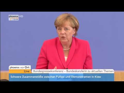 Youtube: Flüchtlingspolitik: "Wir schaffen das"-Statement von Angela Merkel am 31.08.2015