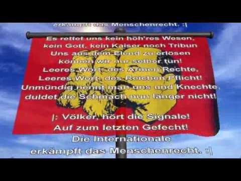 Youtube: Die Internationale (deutsche Version)