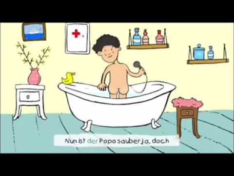 Youtube: Popo waschen bis er sauber ist