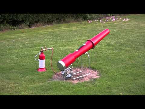 Youtube: Vogelabwehr / Vogelschreck Kanone Mechanisch mit Piezozünder